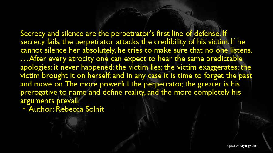 Silence And Lies Quotes By Rebecca Solnit