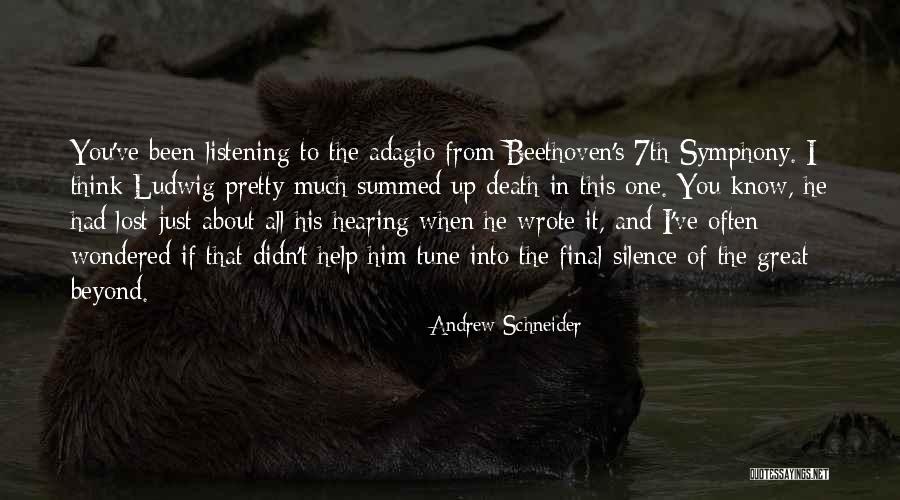 Silence And Listening Quotes By Andrew Schneider Silence And Listening Quotes By Andrew Schneider