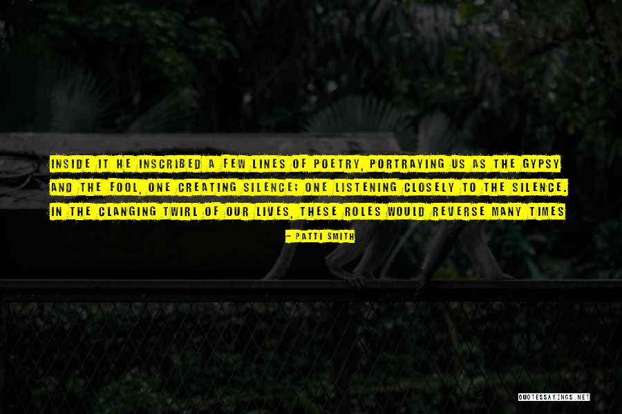 Silence And Listening Quotes By Patti Smith Silence And Listening Quotes By Patti Smith