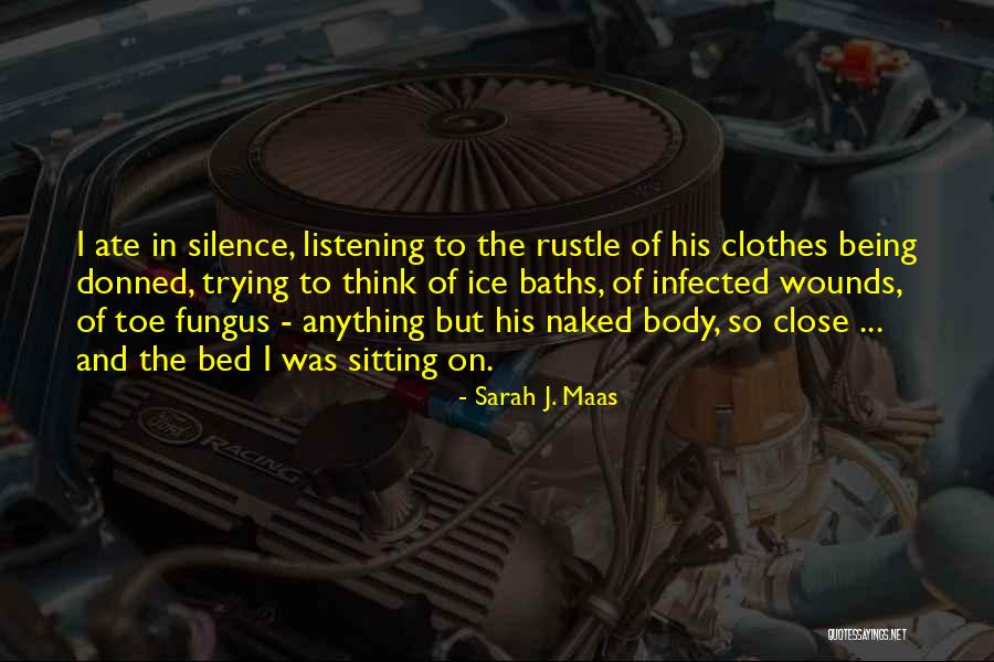 Silence And Listening Quotes By Sarah J. Maas Silence And Listening Quotes By Sarah J. Maas