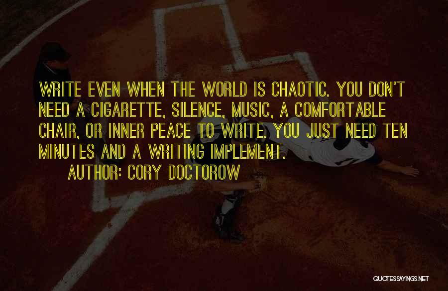 Silence And Music Quotes By Cory Doctorow