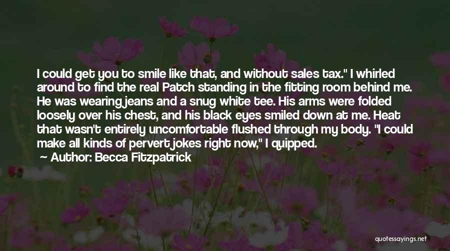 Silence And Smile Quotes By Becca Fitzpatrick