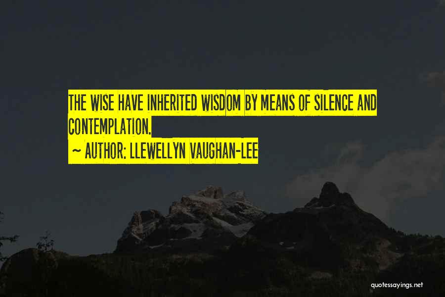 Silence And Wisdom Quotes By Llewellyn Vaughan-Lee