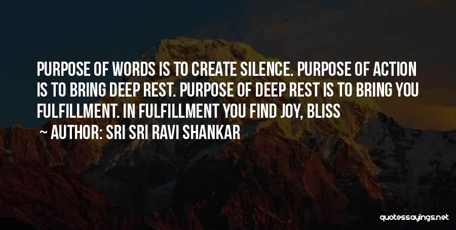 Silence By Sri Sri Ravi Shankar Quotes By Sri Sri Ravi Shankar