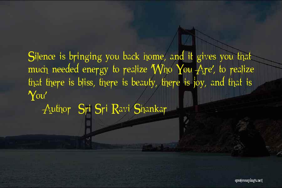 Silence By Sri Sri Ravi Shankar Quotes By Sri Sri Ravi Shankar