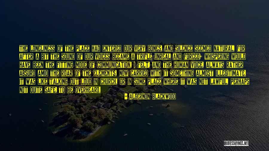 Silence Communication Quotes By Algernon Blackwood Silence Communication Quotes By Algernon Blackwood