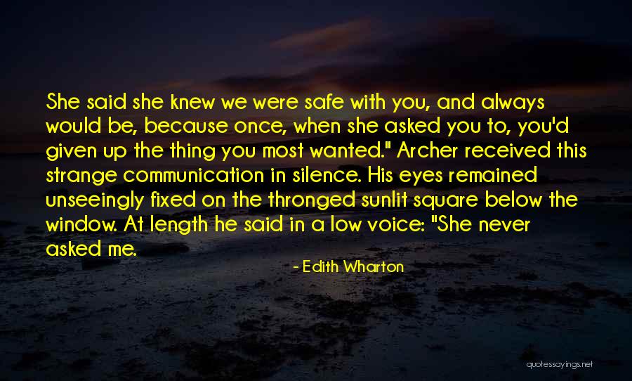 Silence Communication Quotes By Edith Wharton Silence Communication Quotes By Edith Wharton