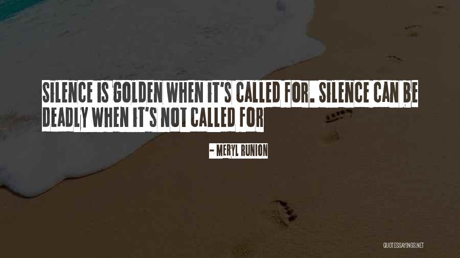 Silence Communication Quotes By Meryl Runion Silence Communication Quotes By Meryl Runion