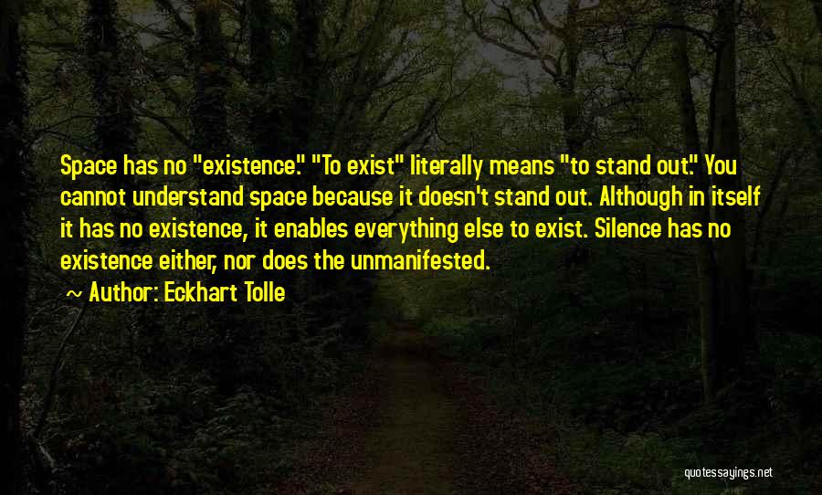 Silence Doesn't Mean Quotes By Eckhart Tolle