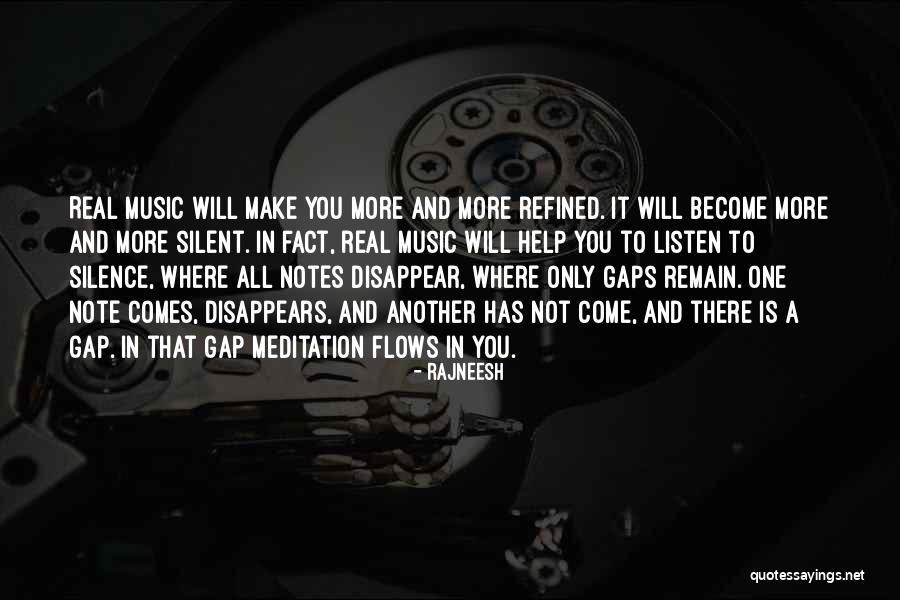 Silence In Music Quotes By Rajneesh Silence In Music Quotes By Rajneesh