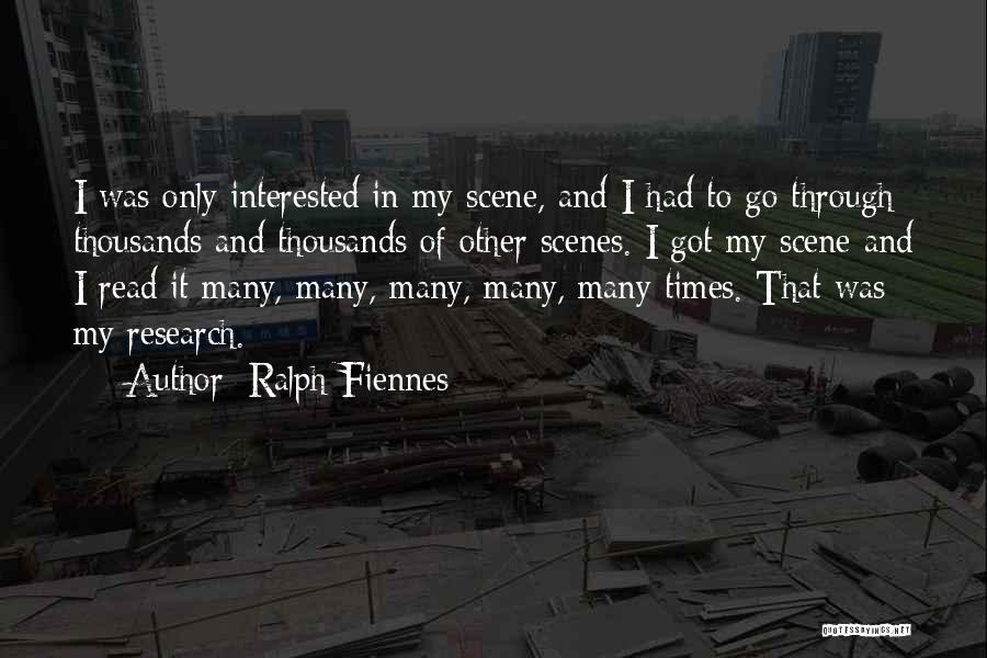 Silence Is The Loudest Quotes By Ralph Fiennes