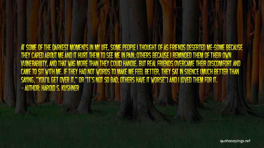 Silence Is Worse Than Words Quotes By Harold S. Kushner