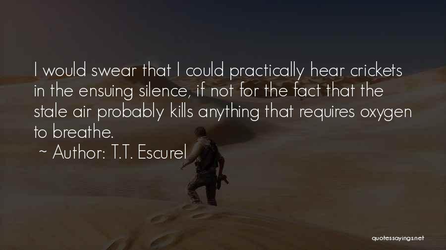 Silence Kills Me Quotes By T.T. Escurel