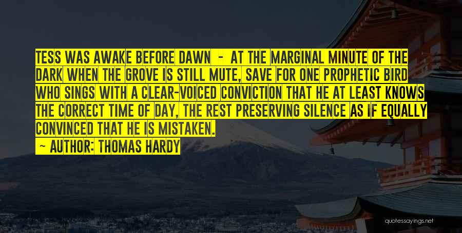 Silence Mistaken Quotes By Thomas Hardy