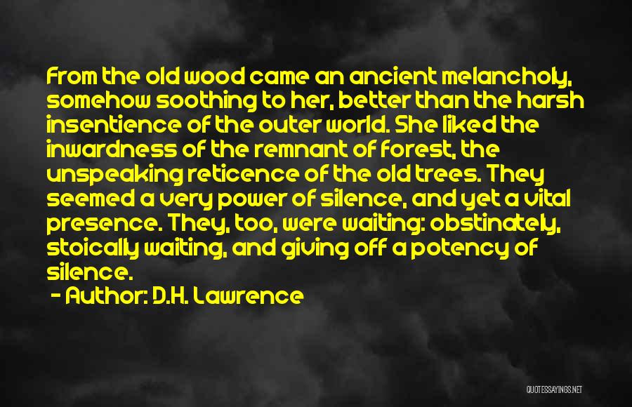 Silence Of Nature Quotes By D.H. Lawrence