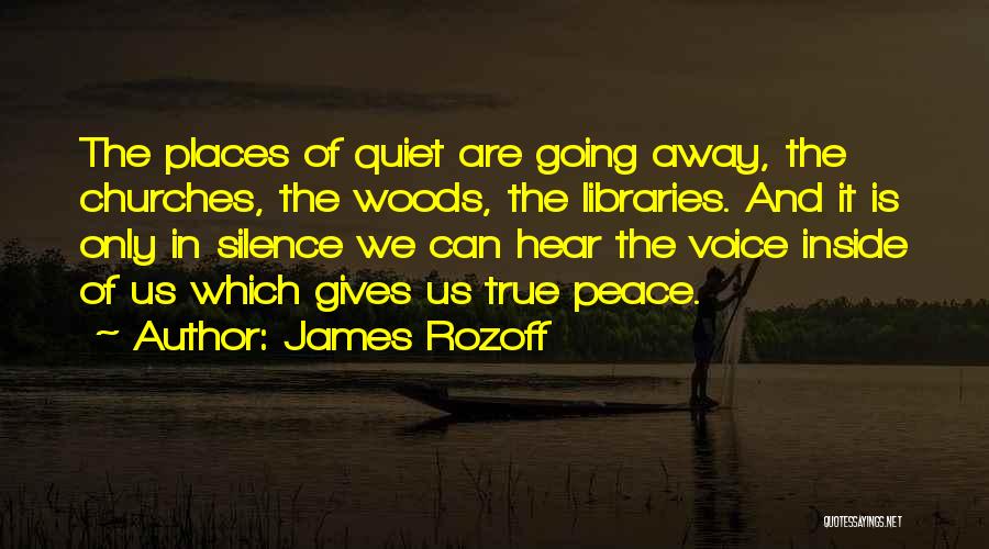 Silence Of Nature Quotes By James Rozoff