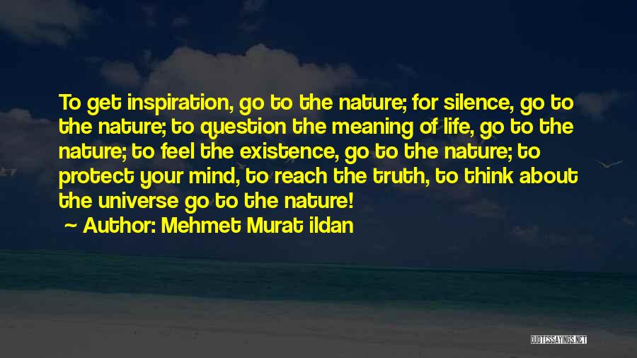Silence Of Nature Quotes By Mehmet Murat Ildan