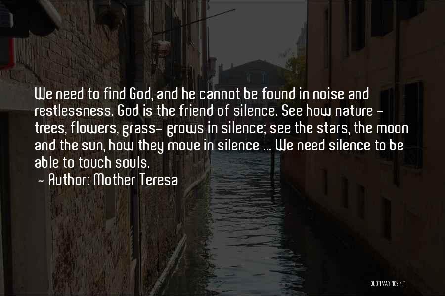 Silence Of Nature Quotes By Mother Teresa