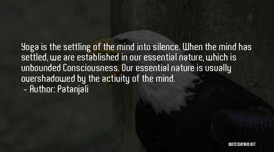 Silence Of Nature Quotes By Patanjali