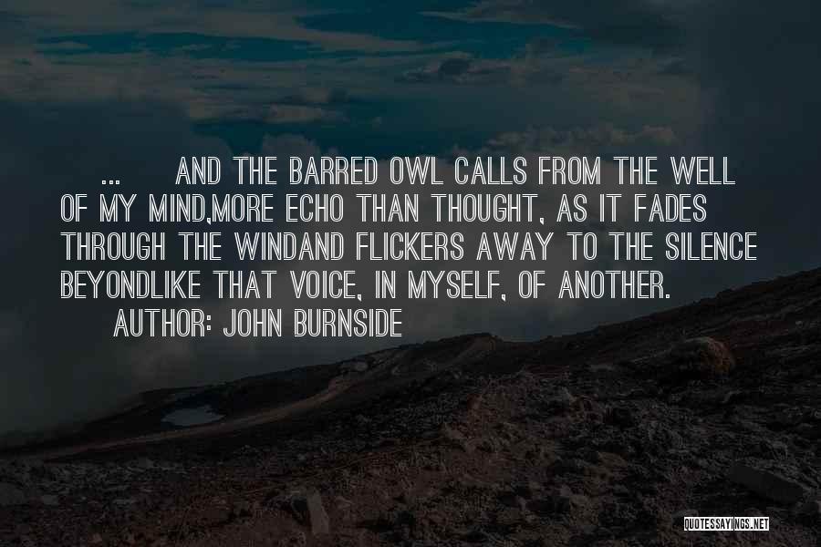 Silence Of The Mind Quotes By John Burnside