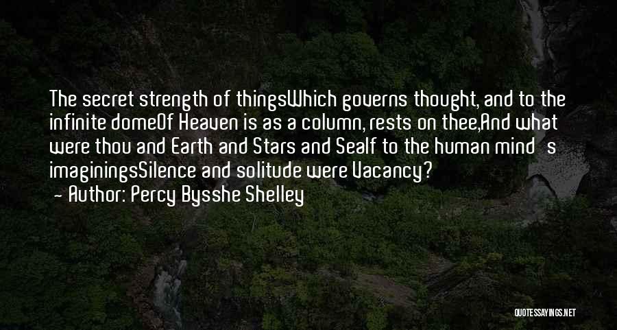 Silence Of The Mind Quotes By Percy Bysshe Shelley