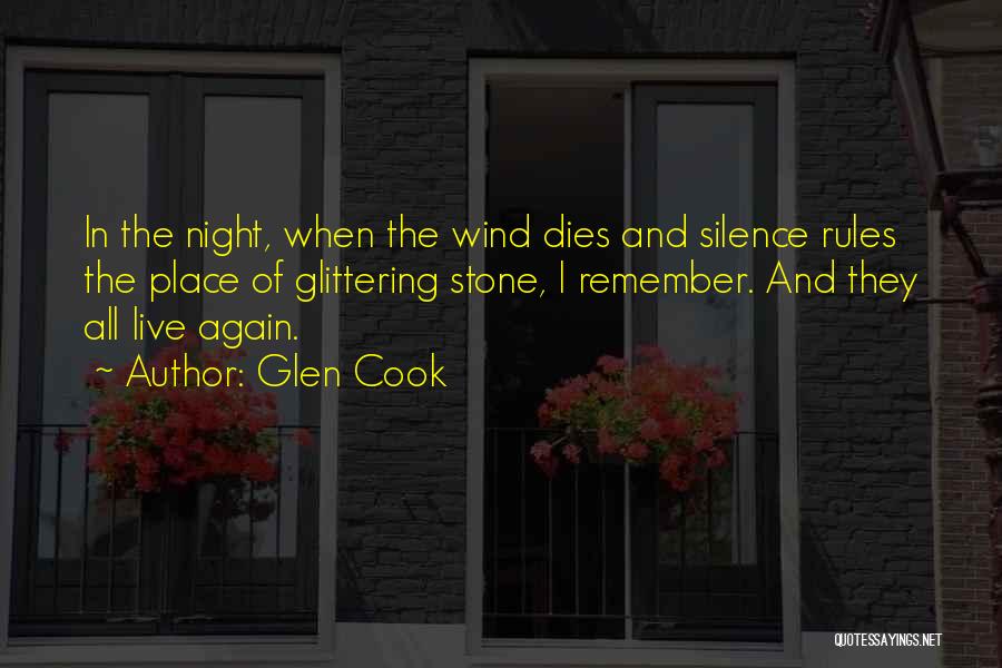 Silence Of The Night Quotes By Glen Cook