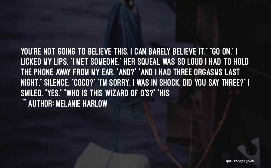 Silence Of The Night Quotes By Melanie Harlow