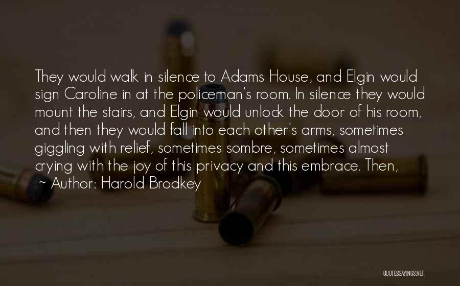 Silence Sometimes Quotes By Harold Brodkey