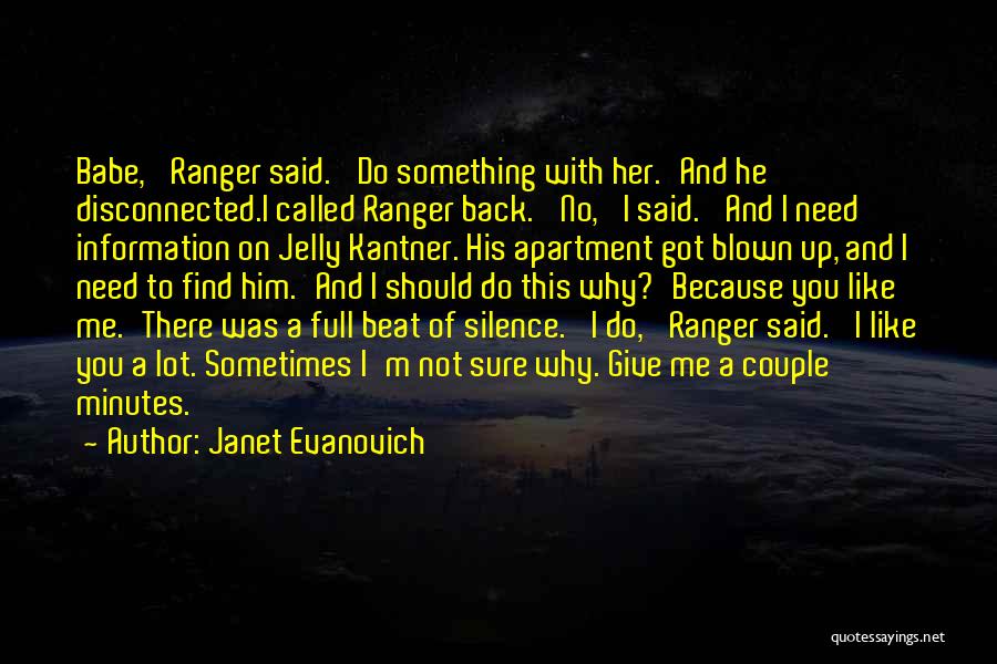Silence Sometimes Quotes By Janet Evanovich