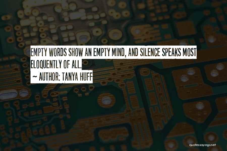 Silence Speaks Quotes By Tanya Huff