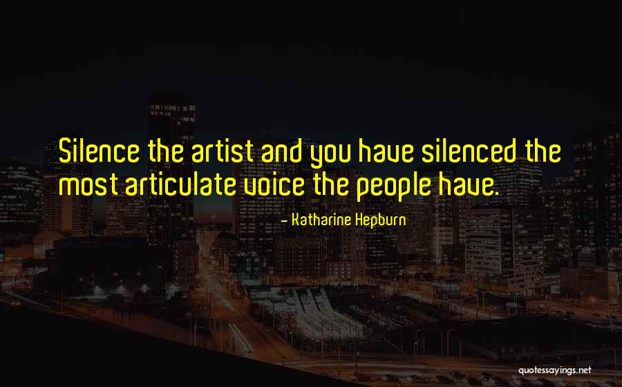 Silenced Quotes By Katharine Hepburn Silenced Quotes By Katharine Hepburn