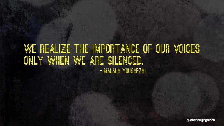 Silenced Quotes By Malala Yousafzai Silenced Quotes By Malala Yousafzai