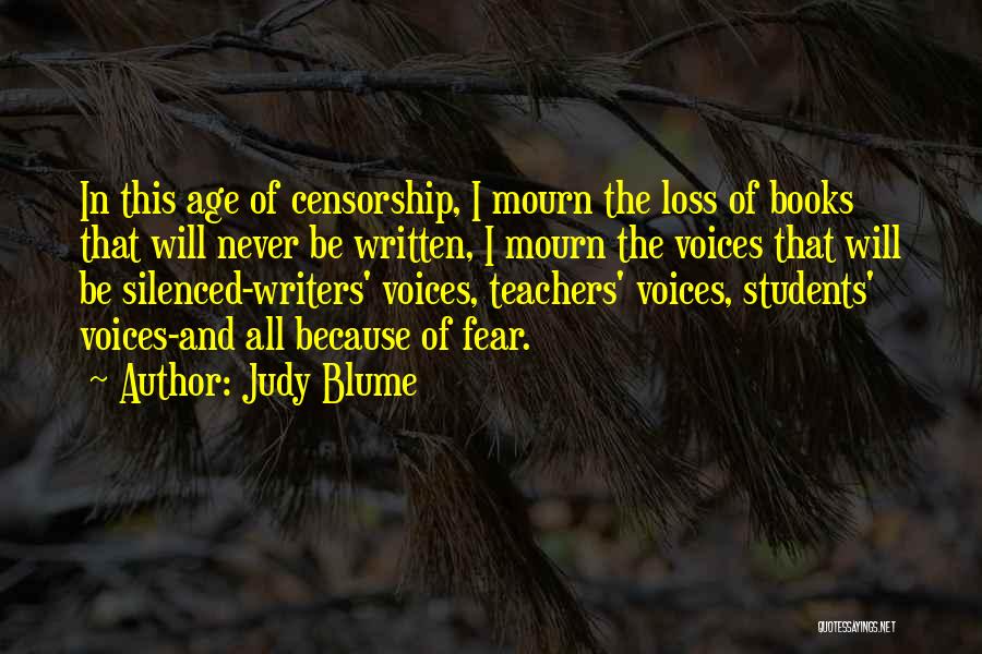 Silenced Voices Quotes By Judy Blume