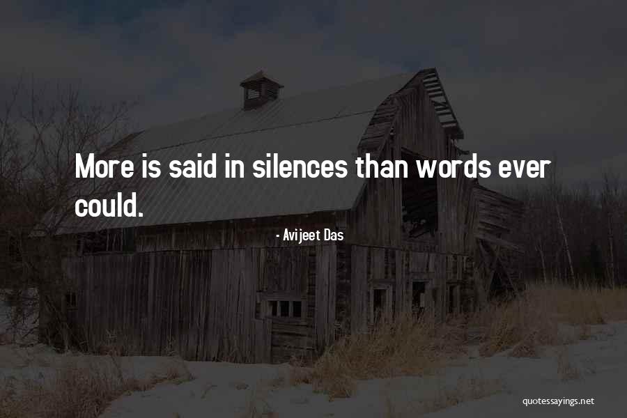 Silences Quotes By Avijeet Das