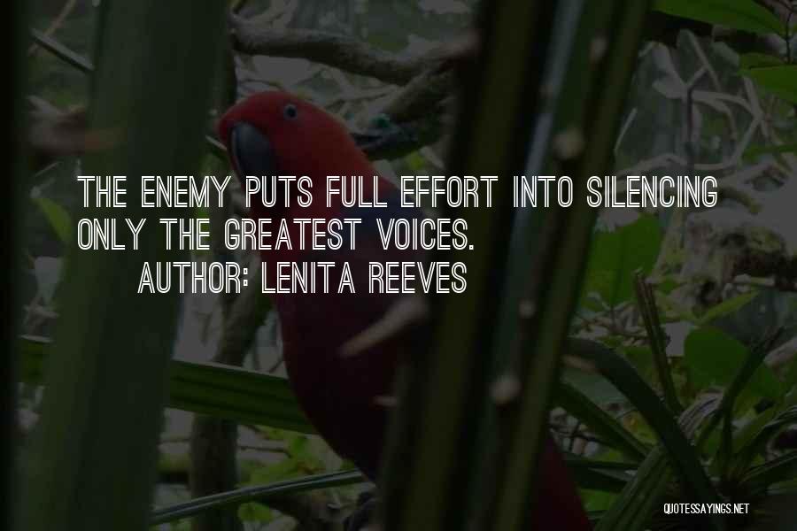 Silencing The Past Quotes By Lenita Reeves