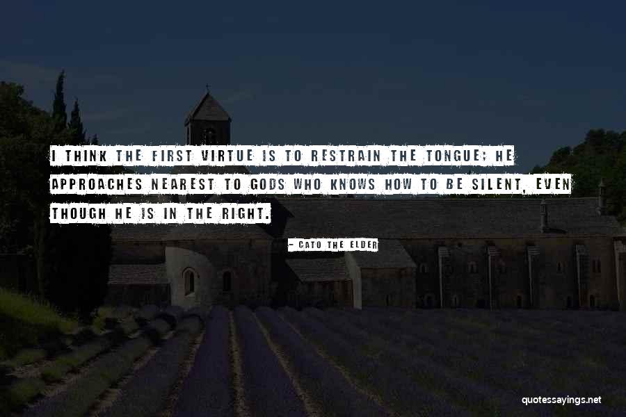 Silent Anger Quotes By Cato The Elder Silent Anger Quotes By Cato The Elder
