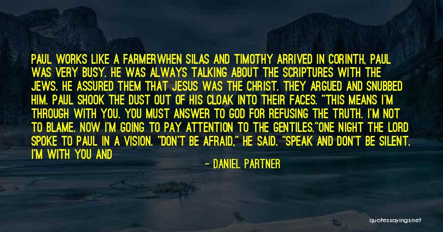 Silent Answer Quotes By Daniel Partner