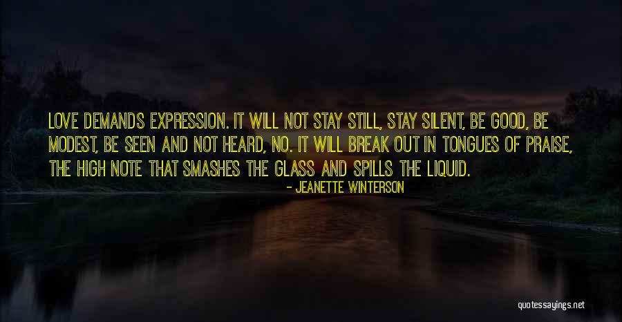 Silent Love Quotes By Jeanette Winterson