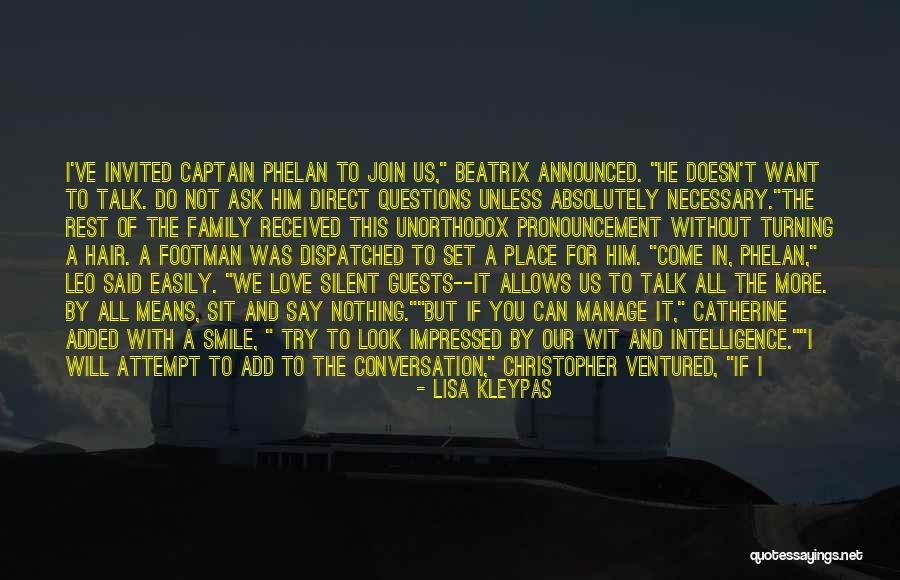 Silent Love Quotes By Lisa Kleypas Silent Love Quotes By Lisa Kleypas
