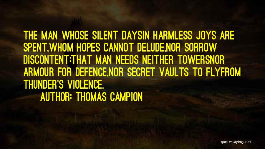 Silent Quotes By Thomas Campion