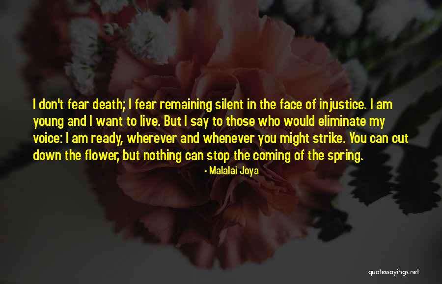 Silent Spring Quotes By Malalai Joya