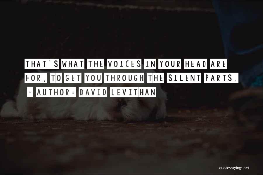 Silent Voices Quotes By David Levithan