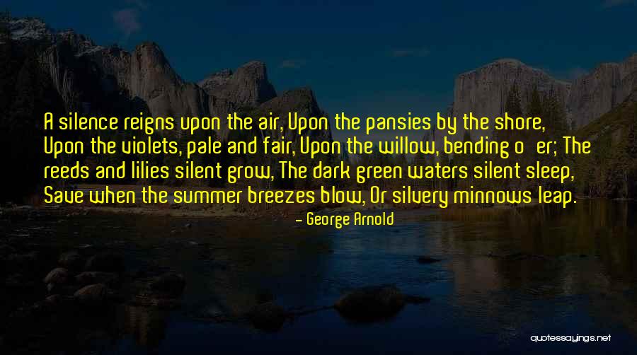 Silent Waters Quotes By George Arnold Silent Waters Quotes By George Arnold