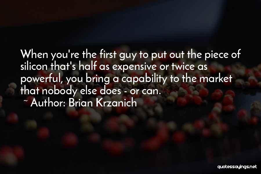 Silicon Quotes By Brian Krzanich