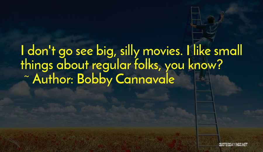 Silly Things Quotes By Bobby Cannavale