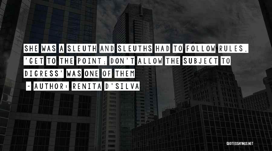 Silva Quotes By Renita D'Silva