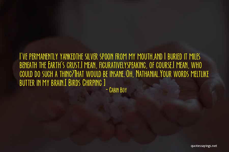 Silver Spoon In Your Mouth Quotes By Cabin Boy Silver Spoon In Your Mouth Quotes By Cabin Boy