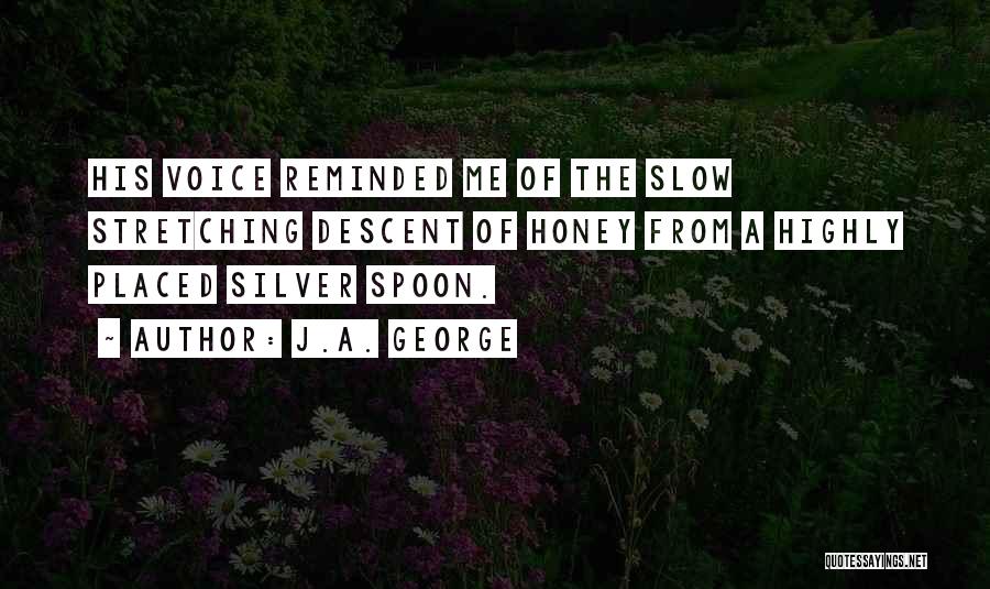 Silver Spoon Quotes By J.A. George