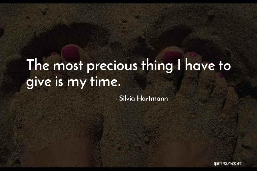 Silvia Hartmann Quotes 466834