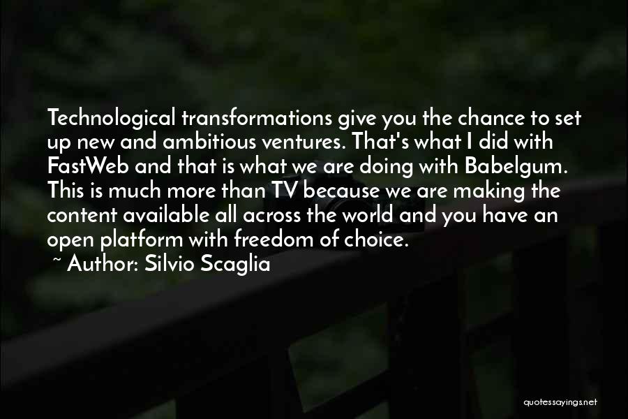 Silvio Scaglia Quotes 244987